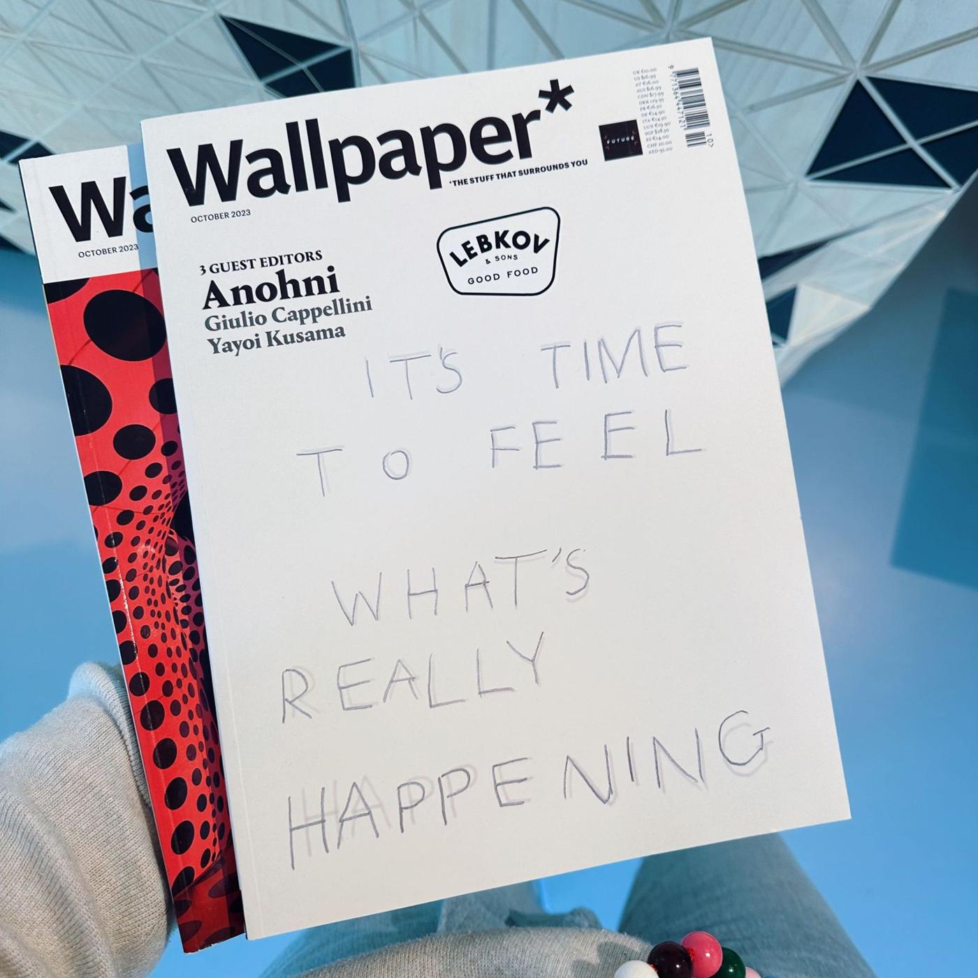 Wallpaper* magazine with the Lebkov logo