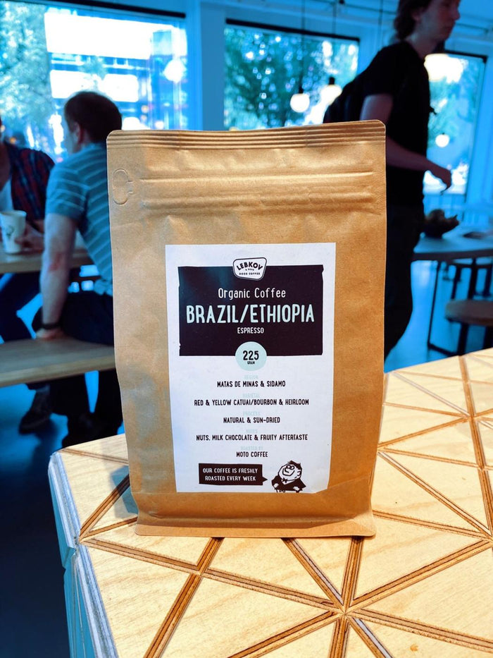 House Espresso organic coffee by Lebkov & Sons