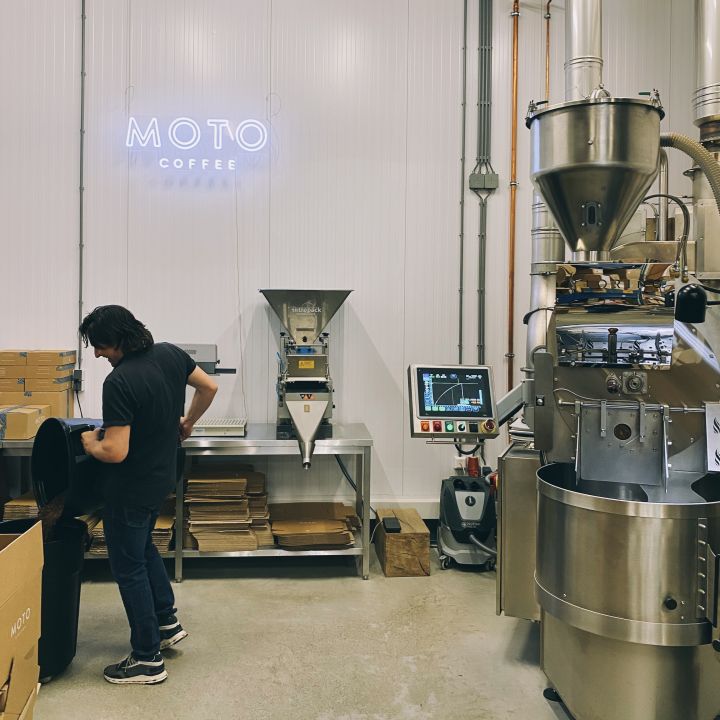 Moto x Lebkov coffee. Organic coffee.